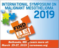 2019 International Symposium on Malignant Mesothelioma
