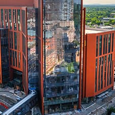 Exterior of Jack & Sheryl Morris Cancer Center