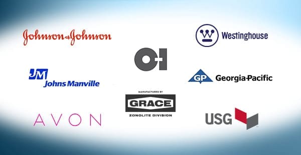 Many asbestos companies face lawsuits for causing exposures that led people to develop mesothelioma.