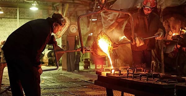 Steel Mill Worker at a Jobsite