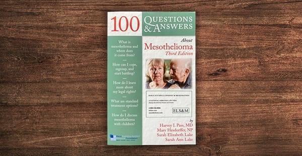 Book cover for 100 Questions & Answers About Mesothelioma.