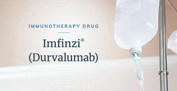 Imfinzi (durvalumab) immunotherapy intravenous drip to treat mesothelioma