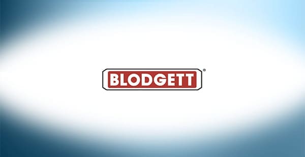 Logo for Blodgett Corporation, an asbestos company