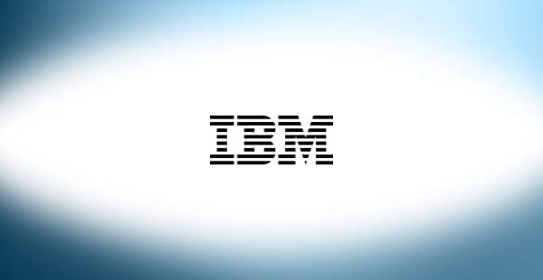 The logo for IBM.