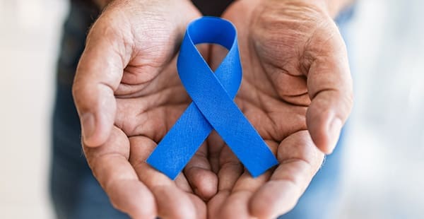 An image of a cancer ribbon for mesothelioma