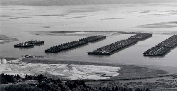 Tongue Point Naval Shipyard, a known asbestos exposure site