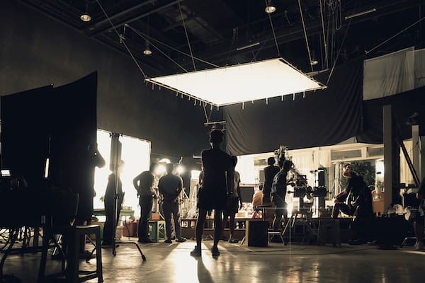 An under-construction movie set may or may not hold asbestos exposure risks.