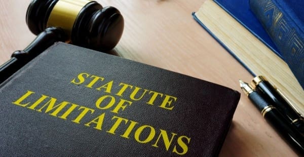 Statute of Limitations book and gavel symbolizing legal time limits
