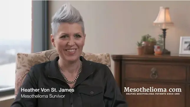 Video of Mesothelioma Survivor Heather St. James