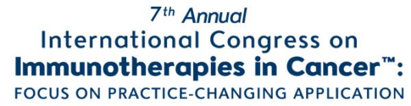 Logo for the 7th International Congress on Immunotherapies in Cancer