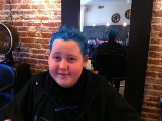 Hayden Gets His Wish and Dyes His Hair Blue