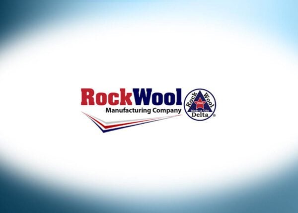 Logo for the asbestos company Rock Wool Manufacturing Company
