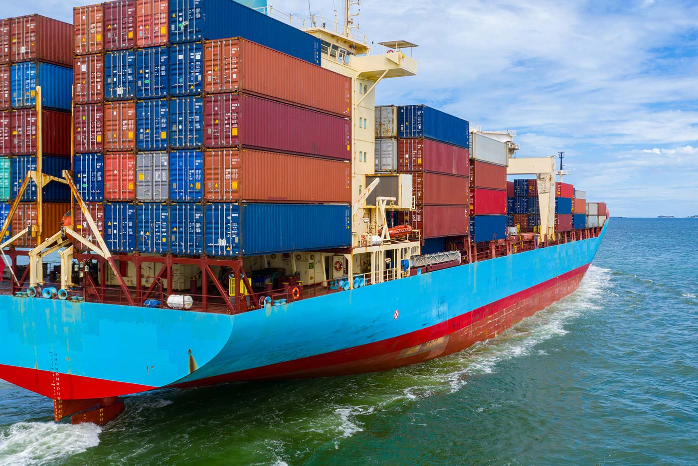 Asbestos on a freight ship