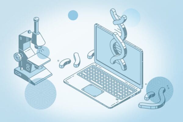 Illustration of mesothelioma research