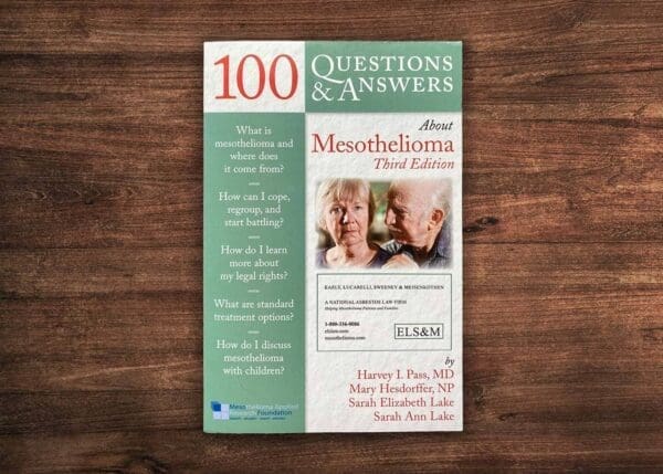 Book cover for 100 Questions & Answers About Mesothelioma.