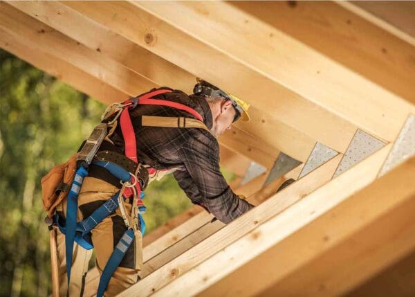 Construction Worker at a Construction Site