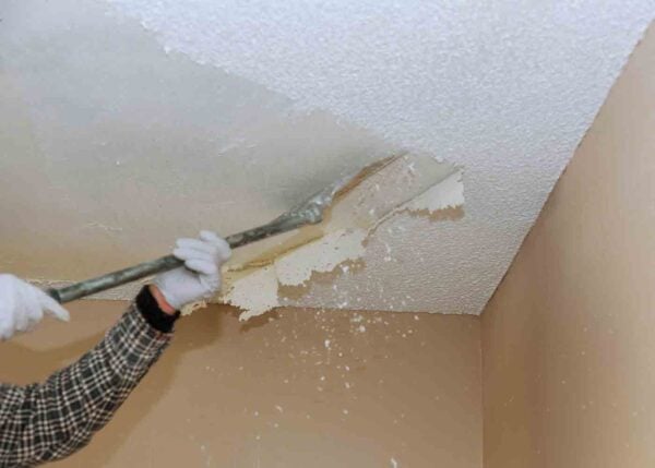 Asbestos In Popcorn Ceilings Removal, Covering Popcorn Ceiling With Drywall Mud