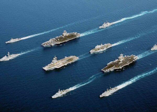 Ships in a Body of Water
