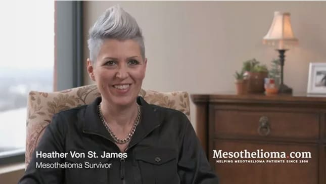 Video of Mesothelioma Survivor Heather St. James