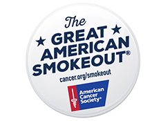 Logo for the American Cancer Society's Great American Smokeout