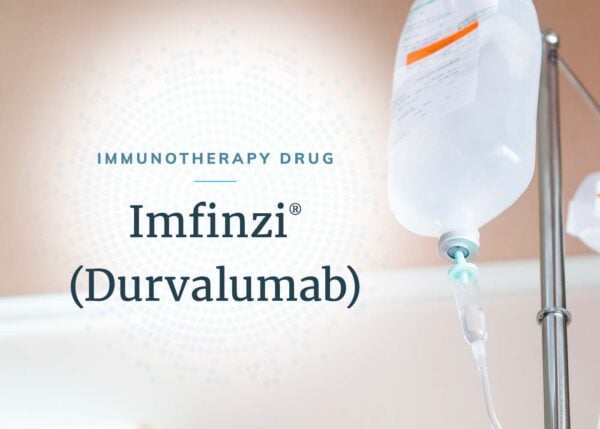 Imfinzi (durvalumab) immunotherapy intravenous drip to treat mesothelioma
