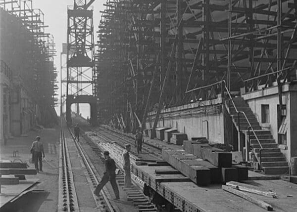 Sparrows Point Shipyard at Bethlehem steel mill